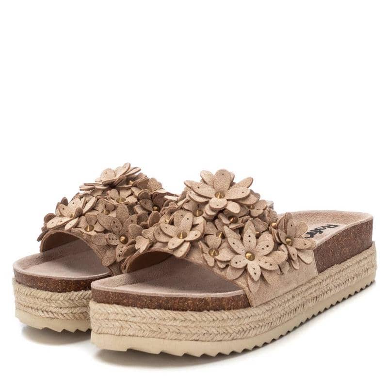 Chinelo Pele Vegan Mulher Bege Refresh – Leves e confortáveis para passeios e uso casual diário em qualquer superfície - 17246202