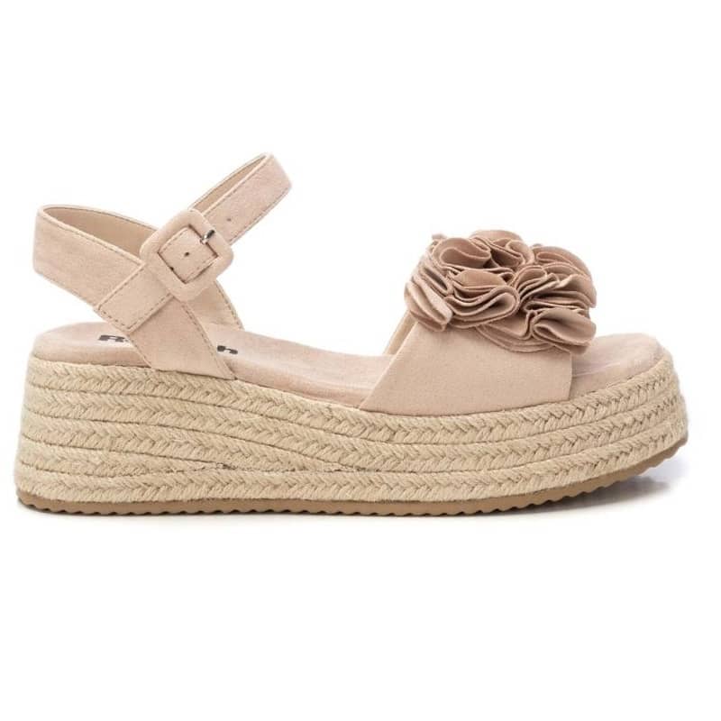Sandália Casual Mulher Vegan Bege Refresh – Leves e com sola antiderrapante para conforto em saídas casuais diárias - 17266802