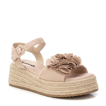 Sandália Casual Mulher Vegan Bege Refresh – Leves e com sola antiderrapante para conforto em saídas casuais diárias - 17266802