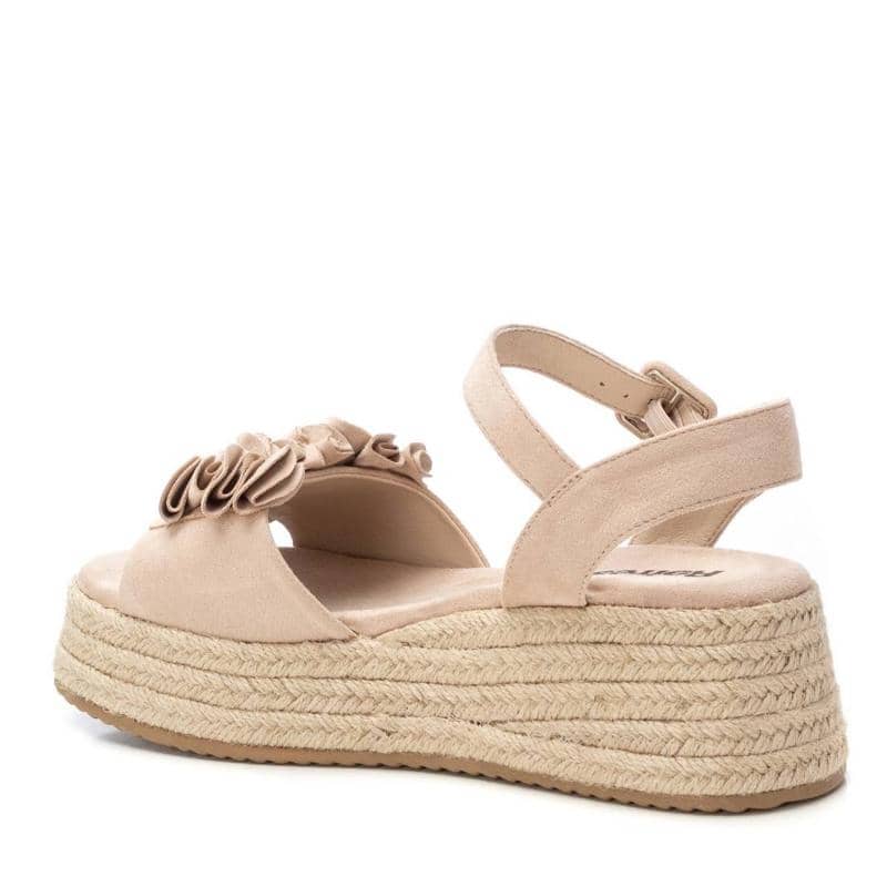 Sandália Casual Mulher Vegan Bege Refresh – Leves e com sola antiderrapante para conforto em saídas casuais diárias - 17266802