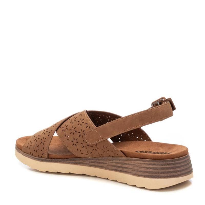 Sandália Casual Mulher Vegan Castanho Refresh – Leveza e conforto com sola antiderrapante para uso diário e passeios - 17277601