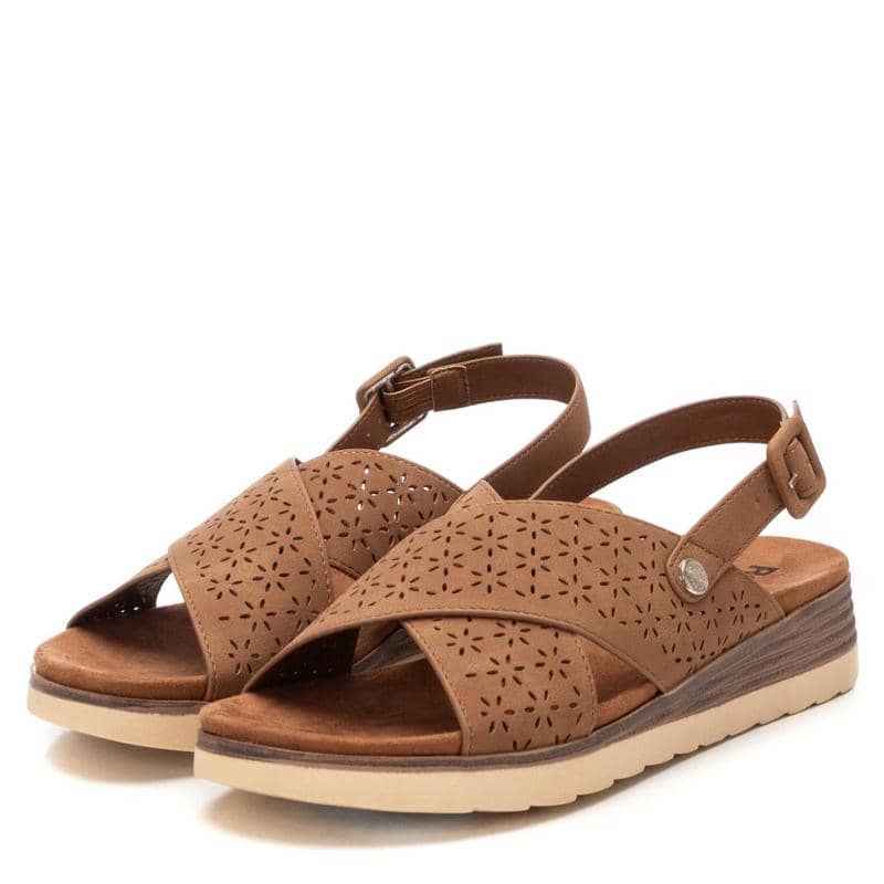 Sandália Casual Mulher Vegan Castanho Refresh – Leveza e conforto com sola antiderrapante para uso diário e passeios - 17277601