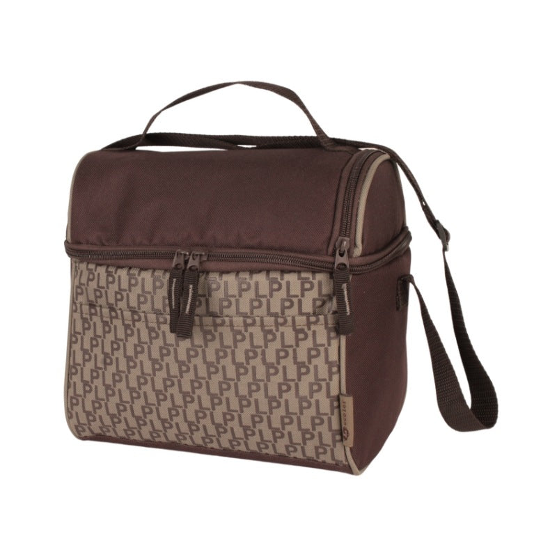 Lancheira Termica 8l Castanha L.cooler® – Mantém refeições frescas e organizadas com design compacto e elegante - 5609801191129