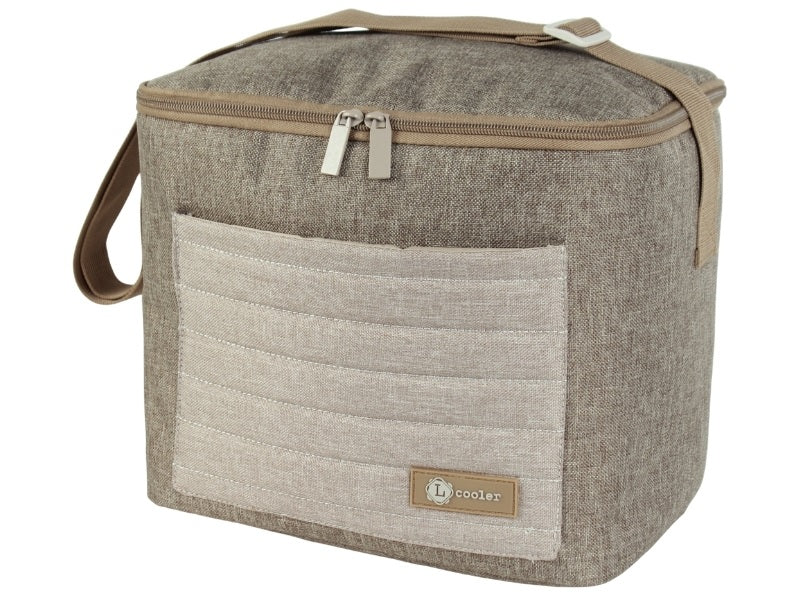 Lancheira Termica 12l Castanho L.cooler® – Compacta e espaçosa para piqueniques, viagens e uso diário no escritório - 5609801200173