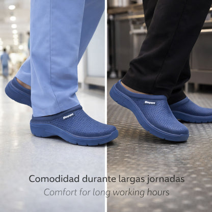 Socas Conforto Mulher Azul Beppi – Design ergonómico e cor vibrante para conforto no trabalho e lazer diário - 2146221