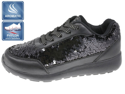 Sapatilha Juvenil Preto Beppi – Sola ultra leve com phylon comfort para conforto em atividades diárias e desportivas - 2152210