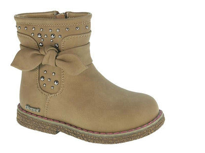 Bota Casual Infantil Castanho Beppi – Interior almofadado e fecho rápido para conforto leve no uso diário - 2159631