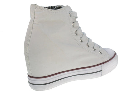 Bota Lona Mulher Branco Beppi – Conforto excepcional e leveza para o dia de trabalho e passeios casuais - 2160551