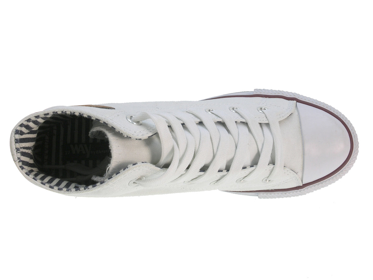 Bota Lona Mulher Branco Beppi – Conforto excepcional e leveza para o dia de trabalho e passeios casuais - 2160551