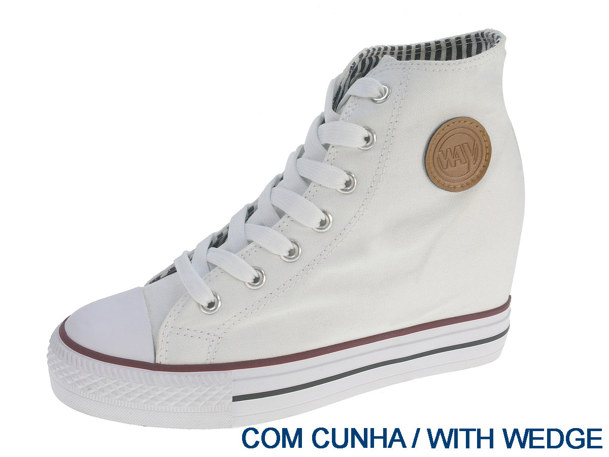 Bota Lona Mulher Branco Beppi – Conforto excepcional e leveza para o dia de trabalho e passeios casuais - 2160551