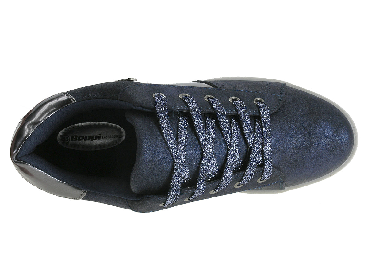 Sapato Casual Juvenil Azul Beppi – Conforto extra e palmilha macia para uso diário e passeios escolares - 2166350