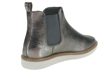 Bota Casual Mulher Prateado Beppi – Design arrojado com acabamento metálico para conforto em saídas casuais - 2167291