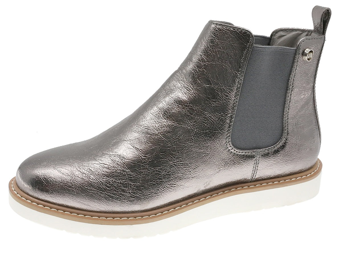 Bota Casual Mulher Prateado Beppi – Design arrojado com acabamento metálico para conforto em saídas casuais - 2167291