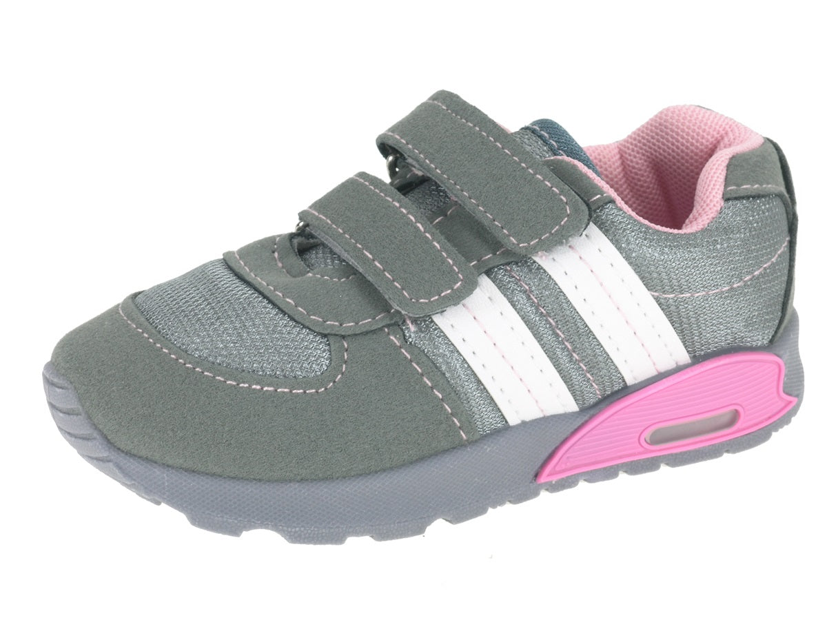 Sapato Casual Infantil Cinzento Beppi – Palminha macia e fecho em velcro para brincadeiras ao ar livre - 2167551
