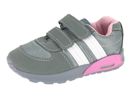Sapato Casual Infantil Cinzento Beppi – Palminha macia e fecho em velcro para brincadeiras ao ar livre - 2167551