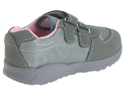 Sapato Casual Infantil Cinzento Beppi – Palminha macia e fecho em velcro para brincadeiras ao ar livre - 2167551