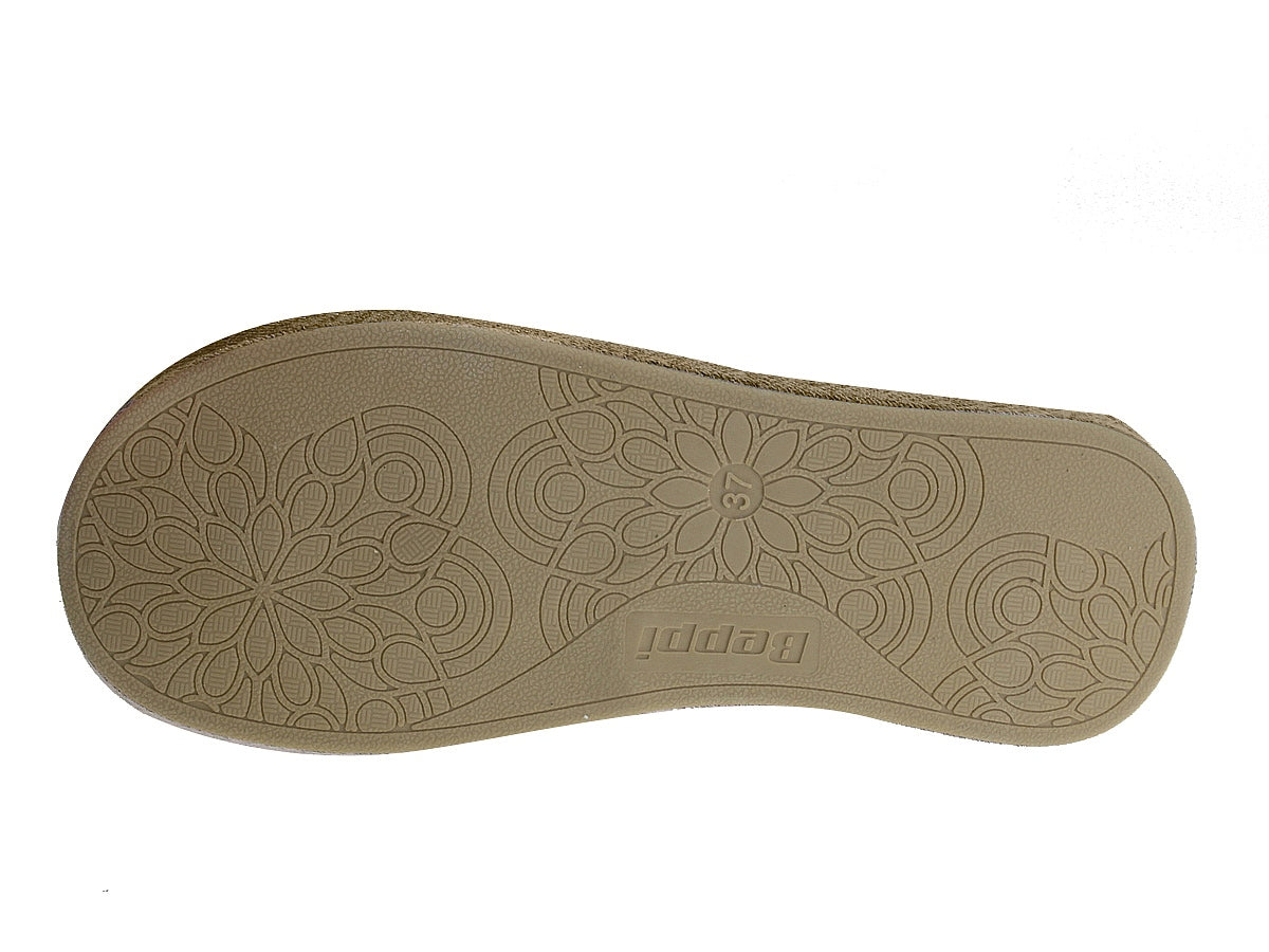 Chinelo Interior Mulher Bege Beppi – Conforto leve e respirável para relaxar em casa e pequenas deslocações - 2173851