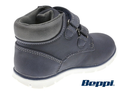 Bota Casual Infantil Azul Beppi – Interior almofadado e leve para conforto em brincadeiras e passeios diários - 2180381