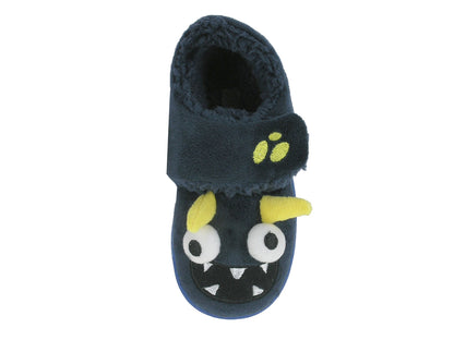 Pantufa Infantil Azul Beppi – Interior almofadado e material leve para brincar e relaxar em casa - 2180480