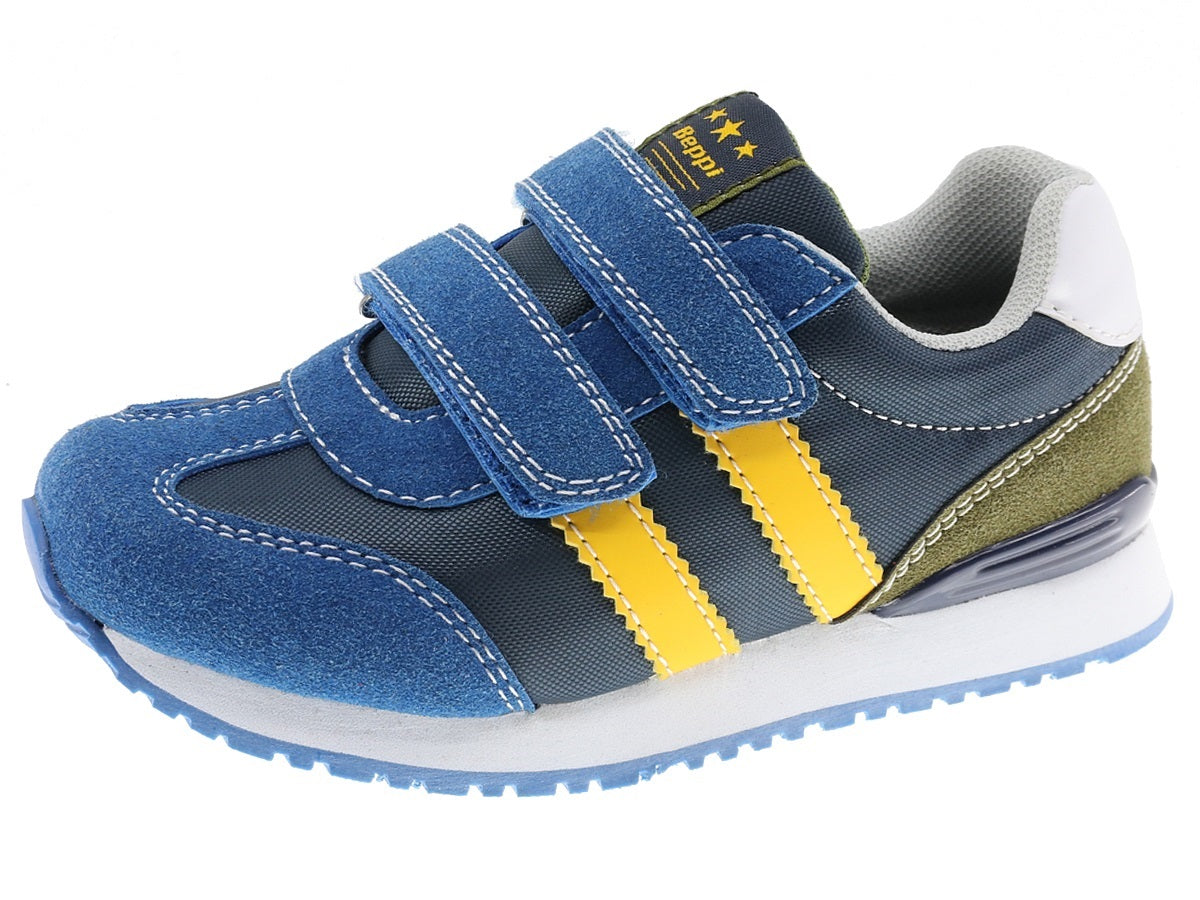 Sapatilha Infantil Azul Beppi – Sistema de aperto com velcro para ajustar facilmente em brincadeiras diárias - 2180750
