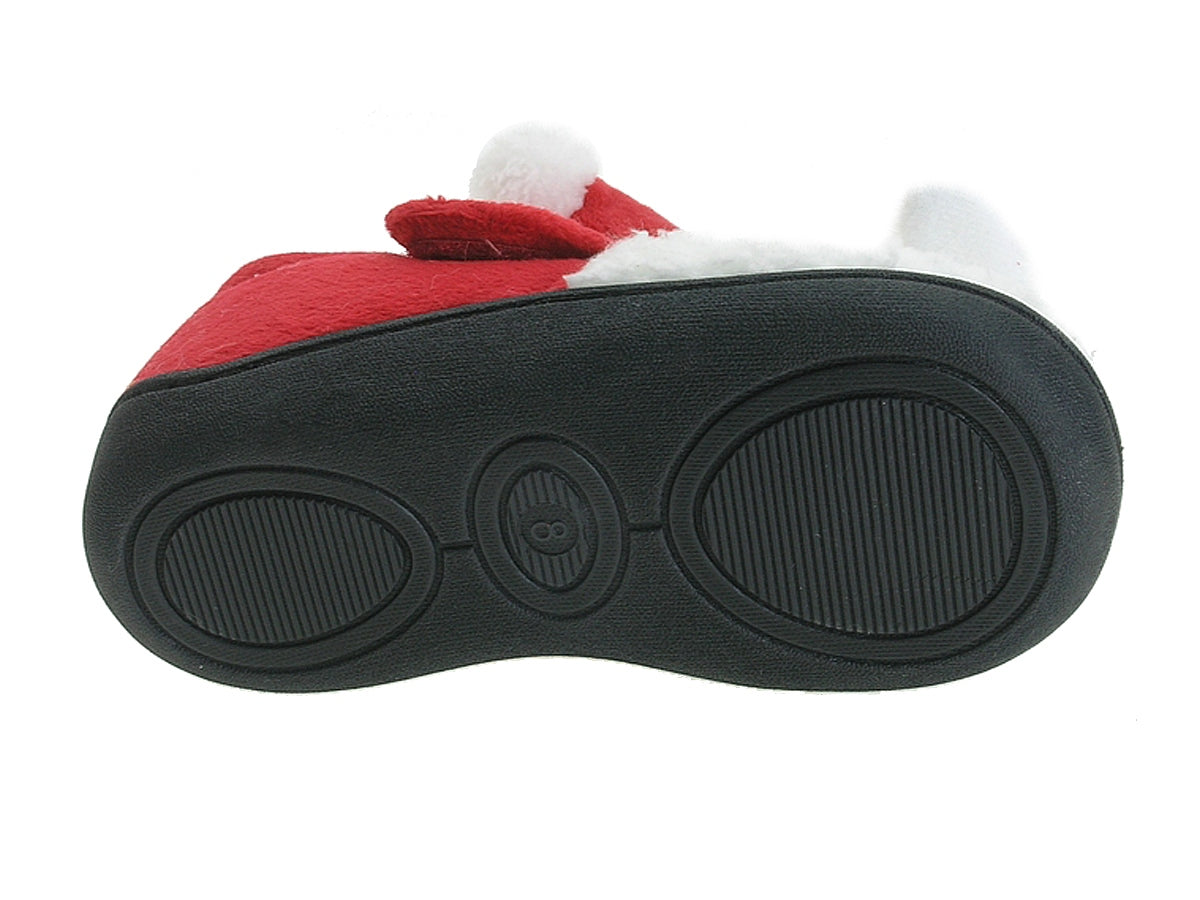 Pantufa Infantil Vermelho Beppi – Interior almofadado e sola antiderrapante para brincar e relaxar em casa - 2181670