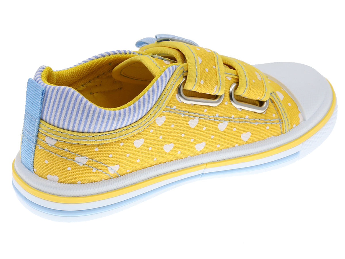 Sapato Casual Infantil Amarelo Beppi – Leves e fáceis de calçar com fecho em velcro para brincadeiras diárias - 2183651