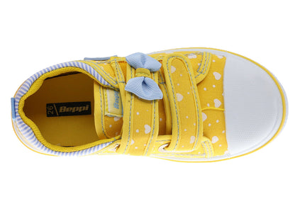 Sapato Casual Infantil Amarelo Beppi – Leves e fáceis de calçar com fecho em velcro para brincadeiras diárias - 2183651