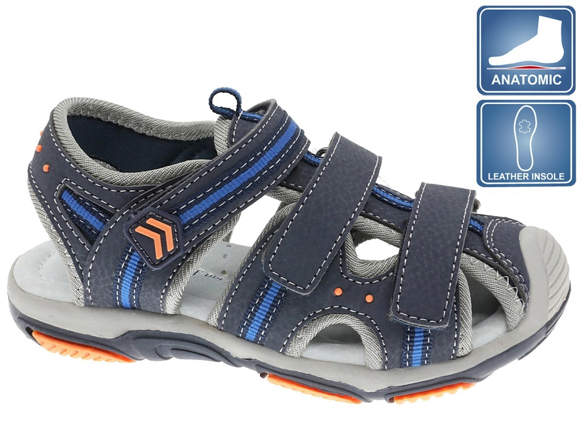 Sandália Infantil Azul Beppi – Leves e respiráveis, ideais para brincadeiras e uso diário na escola - 2184680