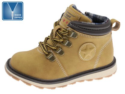 Bota Casual Infantil Castanho Beppi – Design robusto com acabamento castanho para conforto máximo no uso diário - 2186290