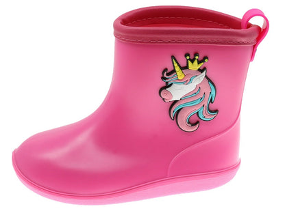 Galocha Infantil Rosa Beppi – Leves e práticas para brincar no parque e dias de chuva com conforto diário - 2186352