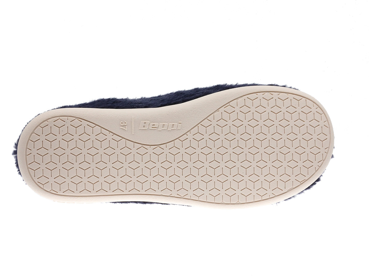 Chinelo Interior Mulher Azul Beppi – Design acolhedor e sola antiderrapante para conforto em momentos de lazer - 2186820