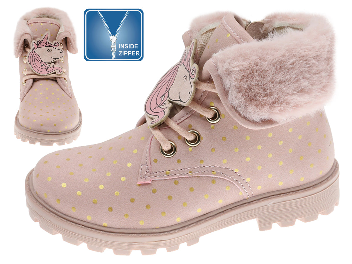 Bota Casual Infantil Rosa Beppi – Conforto pensado para o quotidiano com ajuste ergonómico e estabilidade nas brincadeiras - 2187370