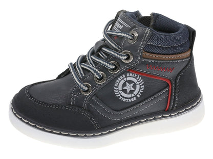 Bota Casual Infantil Azul Beppi – Leves e acolchoadas para aventuras ao ar livre e escola com conforto diário - 2188520