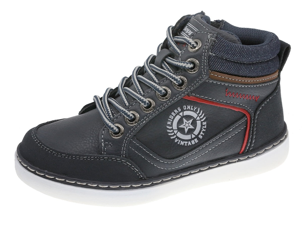 Bota Casual Juvenil Azul Beppi – Leves e confortáveis para passeios e tempos livres com suporte duradouro - 2188521