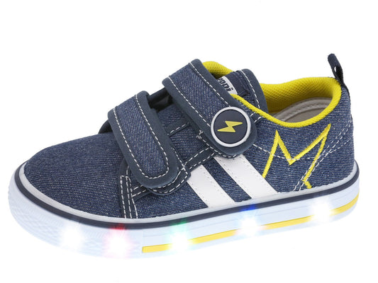 Sapatilha Infantil Azul Beppi – Leves com fecho de velcro, ideais para escola e passeios no parque - 2189831