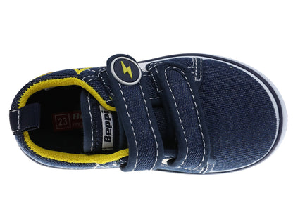 Sapatilha Infantil Azul Beppi – Leves com fecho de velcro, ideais para escola e passeios no parque - 2189831