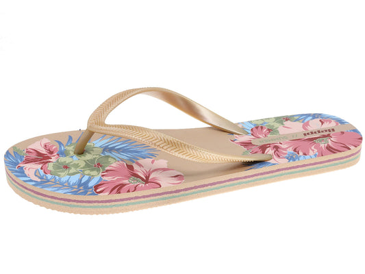 Chinelo Meter Dedo Mulher Dourado Beppi – Leves e confortáveis para uso diário com acabamento em tons dourados - 2190703