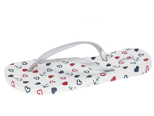 Chinelo Meter Dedo Mulher Prateado Beppi-2190721