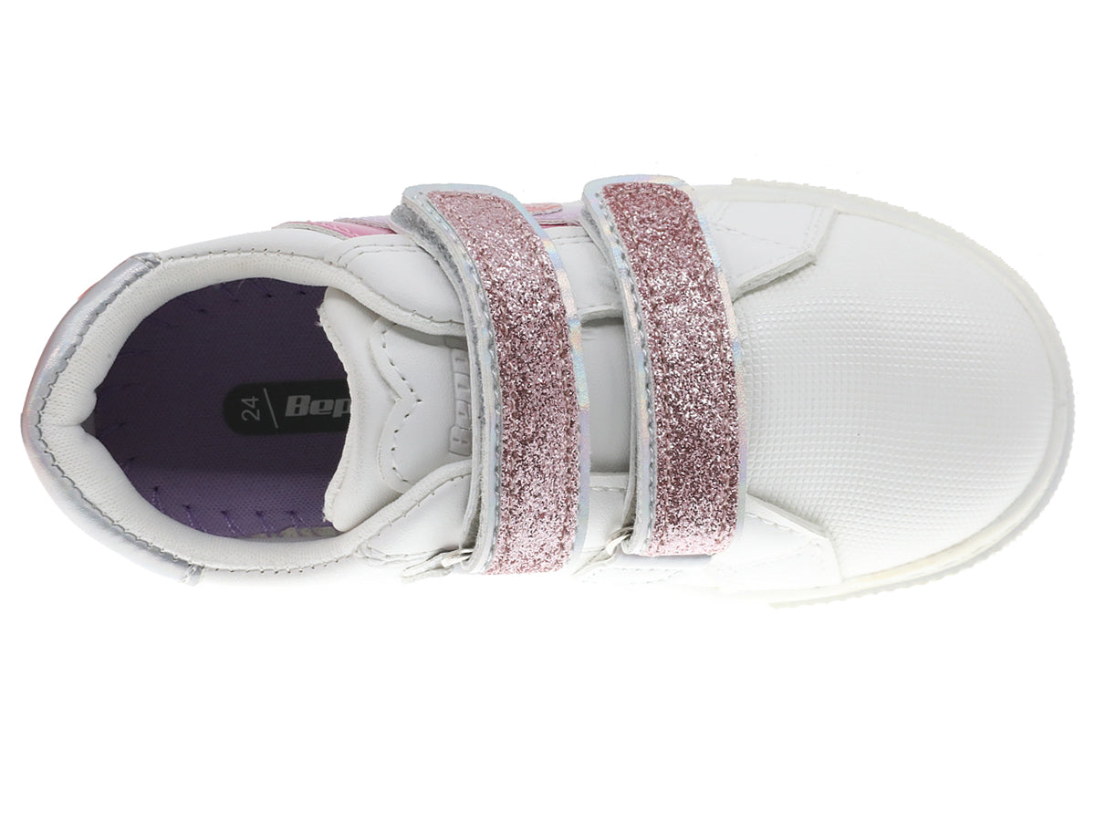 Sapatilha Infantil Branco Beppi – Fecho em velcro e sola antiderrapante para brincadeiras e escola diária - 2191460