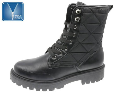 Bota Casual Juvenil Preto Beppi – Interior almofadado e fecho fácil para conforto e praticidade diária - 2193620
