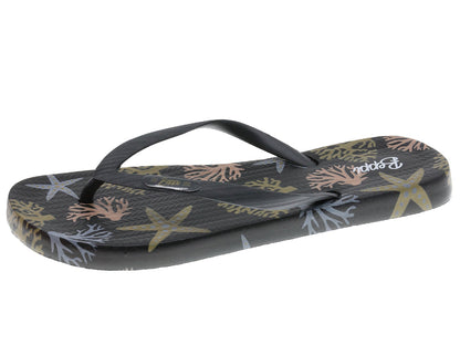 Chinelo Meter Dedo Mulher Preto Beppi-2199520