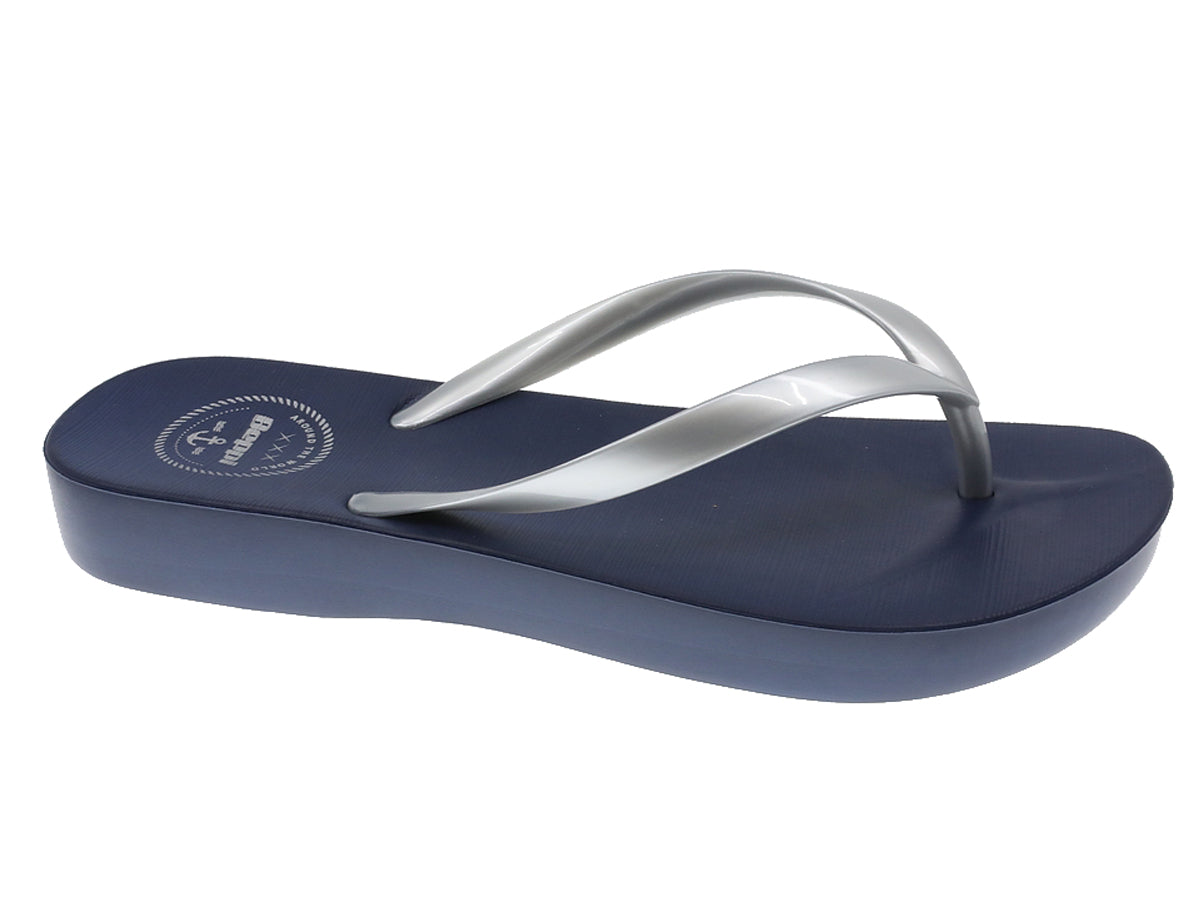 Chinelo Meter Dedo Mulher Prateado Beppi – Conforto leve e sola antiderrapante para saídas casuais e uso diário - 2200900