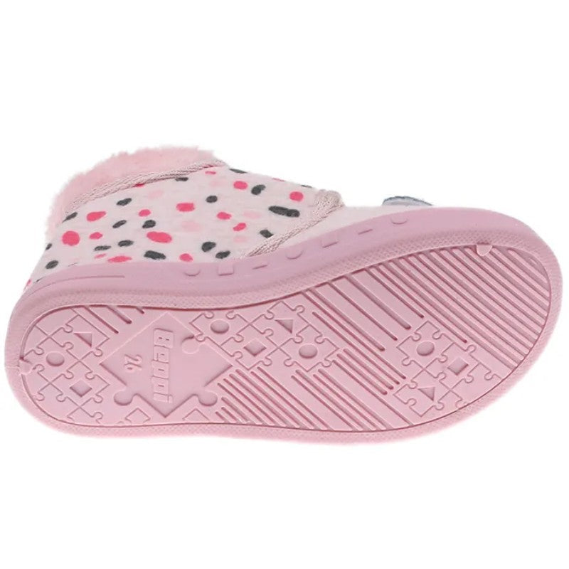 Pantufa Infantil Rosa Beppi – Interior almofadado e fecho em velcro para conforto e ajuste fácil nas brincadeiras - 2202750