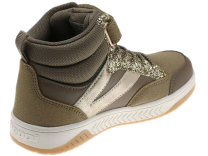 Sapatilha Bota Juvenil Castanho Beppi – Sistema de aperto com velcro e sola ultra leve para uso diário confortável - 2203120