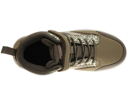 Sapatilha Bota Juvenil Castanho Beppi – Sistema de aperto com velcro e sola ultra leve para uso diário confortável - 2203120