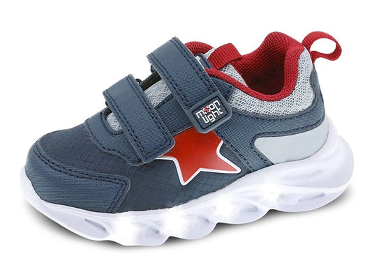 Sapatilha Luzes Infantil Marinho Beppi-2203630