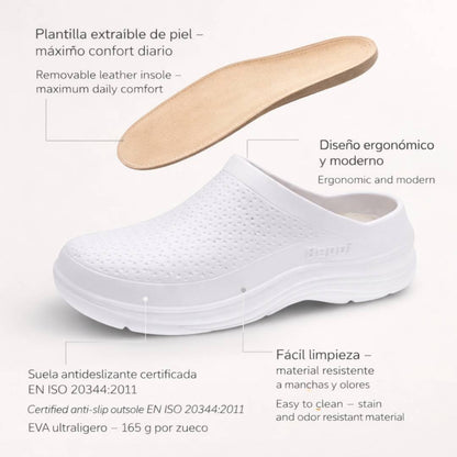 Socas Conforto Mulher Branco Beppi – Leves e resistentes, ideais para uso diário em ambientes profissionais - 2203672