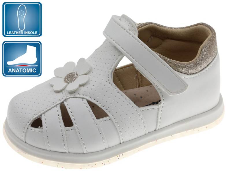 Sandália Infantil Branca Beppi – Design leve com sola antiderrapante para conforto em brincadeiras ao ar livre - 2203700