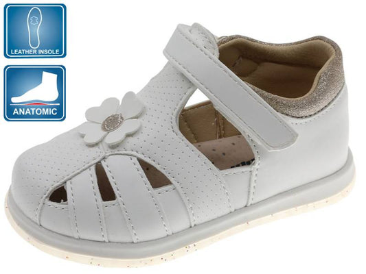 Sandália Infantil Branca Beppi – Design leve com sola antiderrapante para conforto em brincadeiras ao ar livre - 2203700