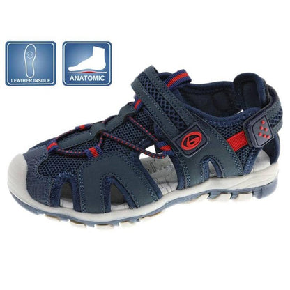 Sandália Infantil Azul Beppi – Leves e resistentes, garantem conforto e ajuste seguro para brincadeiras diárias - 2203850